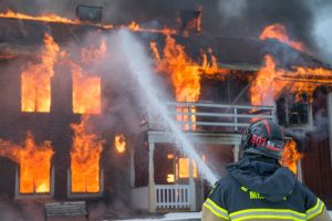 damage from a house fire